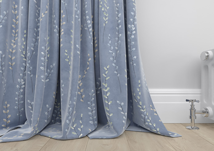 Willow Field, Indigo - Made to Measure Curtains - Image 6